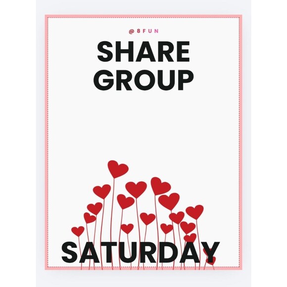 SHARE GROUP Other - 8/1/2026 Saturday Share Group daily 3x sharing is caring